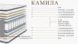 Боксспринг система за сън Камила с включен матрак кафяв - изглед 7
