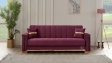 Диван Агра триместни бордо - изглед 2