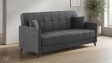 Диван Санти триместни графит - изглед 2
