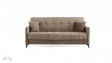 Диван Санти триместни кафяв - изглед 3 - МебелМаг Диван Санти триместни кафяв - изглед 3