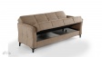 Диван Танго триместни кафяв - изглед 4
