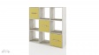 Етажерка Алвин дъб пиемона с горчица - изглед 1