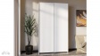 Гардероб Хомано с плъзгащи врати бял - изглед 2