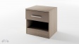Нощен шкаф Кери мока с лате - изглед 1
