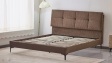 Тапицирана спалня 160/200 Аленя с включен матрак Sleep Nuvia 160/200 кафяв - изглед 3