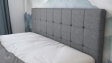Тапицирана спалня 160/200 Анаса с включен матрак Sleep Nuvia 160/200 сив - изглед 2