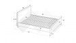 Тапицирана спалня 160/200 Дена с включен матрак Sleep Nuvia 160/200 червен - изглед 3