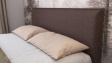 Тапицирана спалня 160/200 Дена с включен матрак Sleep Nuvia 160/200 кафяв - изглед 2