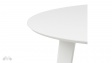 Трапезна маса Роксби неразтегателни бял - изглед 3