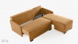 Ъглов диван Бета универсален ъгъл горчица - изглед 7
