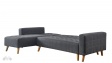 Ъглов диван Ериксън универсален ъгъл графит - изглед 5
