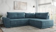 Ъглов диван Фабио с посока деним - изглед 1