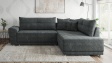 Ъглов диван Фабио с посока графит - изглед 2