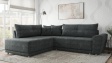 Ъглов диван Фабио с посока графит - изглед 1