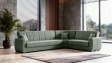 Ъглов диван Гранд универсален ъгъл зелен - изглед 1