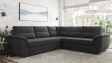 Ъглов диван Моника с посока графит - изглед 1