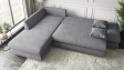 Ъглов диван Монтело с посока сив - изглед 4