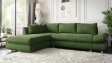 Ъглов диван Монтело с посока зелен - изглед 1