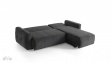 Ъглов диван Ролин Покет универсален ъгъл графит - изглед 9
