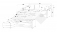 Ъглов диван Сафо универсален ъгъл сив - изглед 10