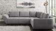 Ъглов диван Сиера с посока сив - изглед 2