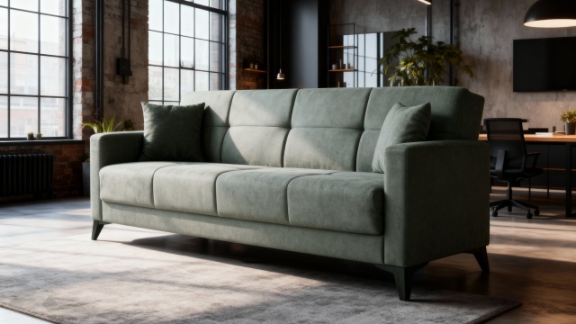 Диван Мира триместни зелен