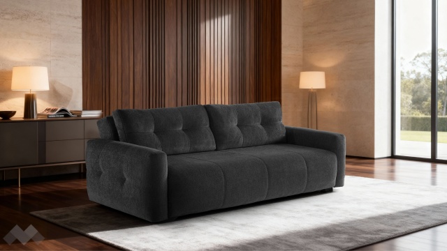 Диван Ролин Покет триместни графит