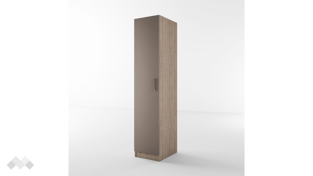 Гардероб Бъфало еднокрилни мока с лате