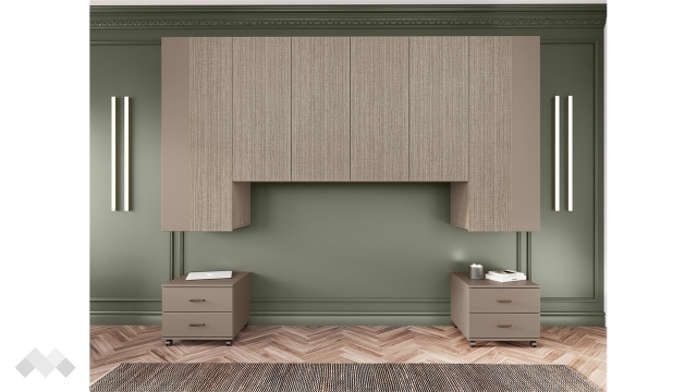 Гардероб Зак шесткрилни мока с лате