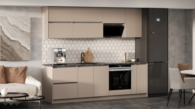 Кухня Норд А8 модулни кашмир със сиво