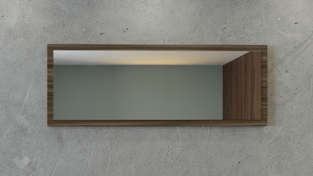 Огледало Поситано дъб дилън тъмен