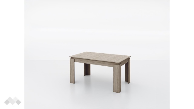 Трапезна маса Тампа разтегателни тъмна сонома - МебелМаг Трапезна маса Тампа разтегателни тъмна сонома