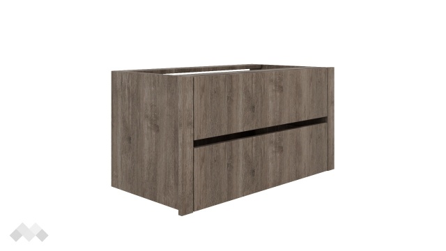 Скрин за гардероб Комо орех селект тъмен