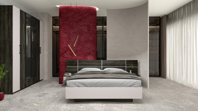 Спален комплект Лондон дъб герано с кашмир