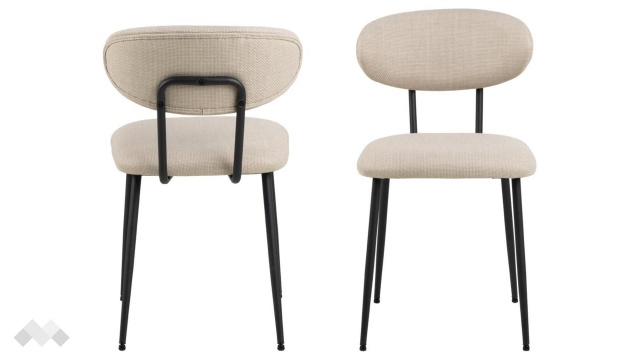 Трапезен стол Дениз бежов