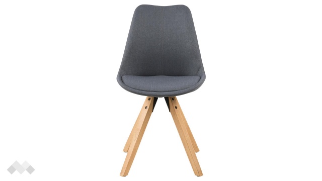 Трапезен стол Дима тъмно сив - МебелМаг Трапезен стол Дима тъмно сив