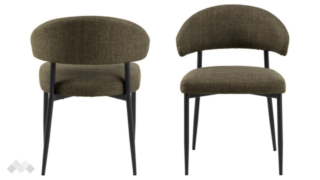 Трапезен стол Едина зелен