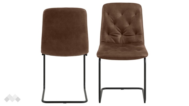 Трапезен стол Кира кафяв