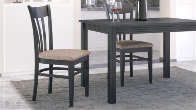 Трапезен стол Нора венге - МебелМаг Трапезен стол Нора венге