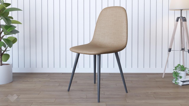 Трапезен стол Тиаго бежов