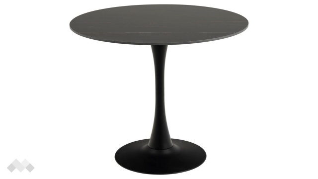 Трапезна маса Малта неразтегателни черен - МебелМаг Трапезна маса Малта неразтегателни черен