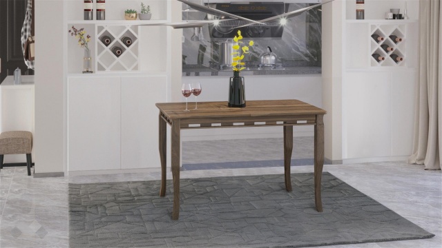 Трапезна маса Париж M разтегателни светъл орех