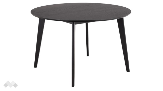 Трапезна маса Роксби неразтегателни черен мат - МебелМаг Трапезна маса Роксби неразтегателни черен мат