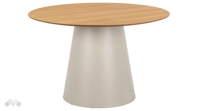 Трапезна маса Соли неразтегателни дъб натурал със сиво - МебелМаг Трапезна маса Соли неразтегателни дъб натурал със сиво