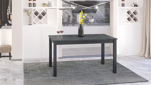 Трапезна маса Троя L разтегателни венге - МебелМаг Трапезна маса Троя L разтегателни венге