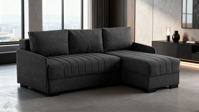Ъглов диван Бета универсален ъгъл сив