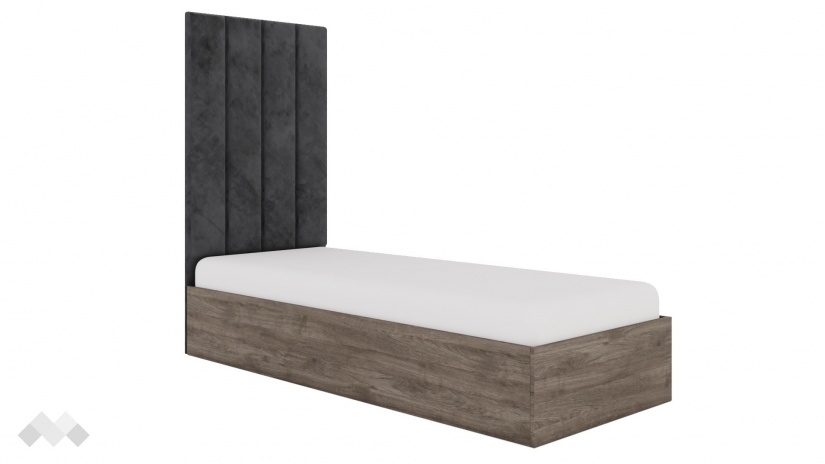 Легло 82/190 Комо орех селект тъмен - изглед 1