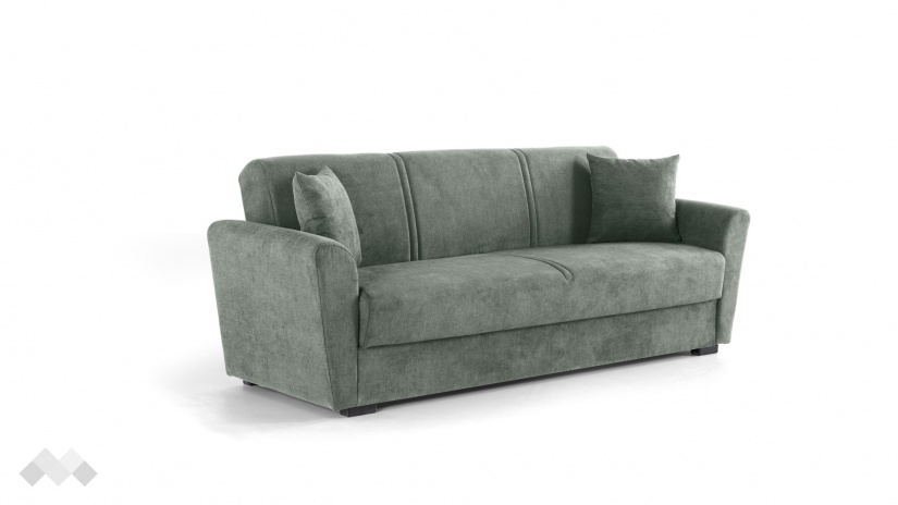 Диван Фокс триместни зелен - изглед 3