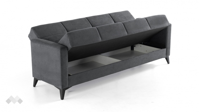 Диван Мира триместни сив - изглед 4