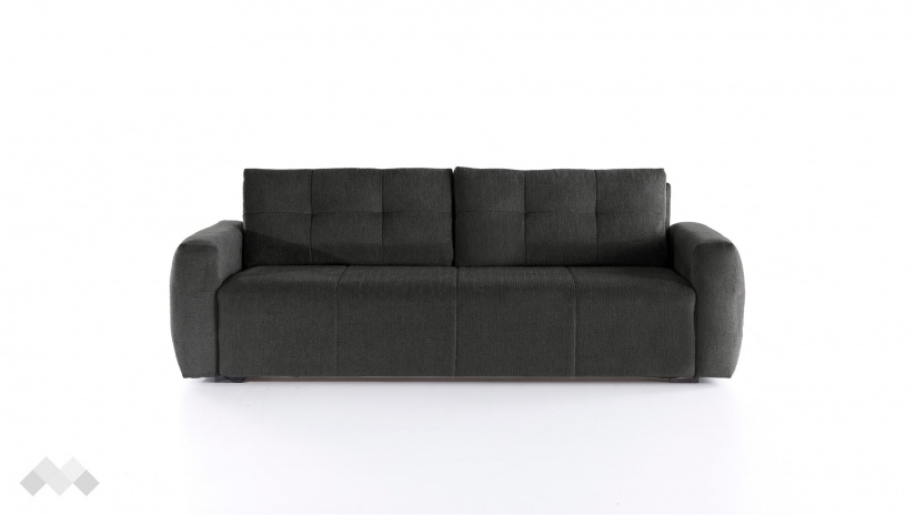 Диван Бахама триместни графит - изглед 2